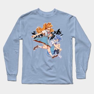 Evangelion - Asuka Langley & Rei Anayami Long Sleeve T-Shirt